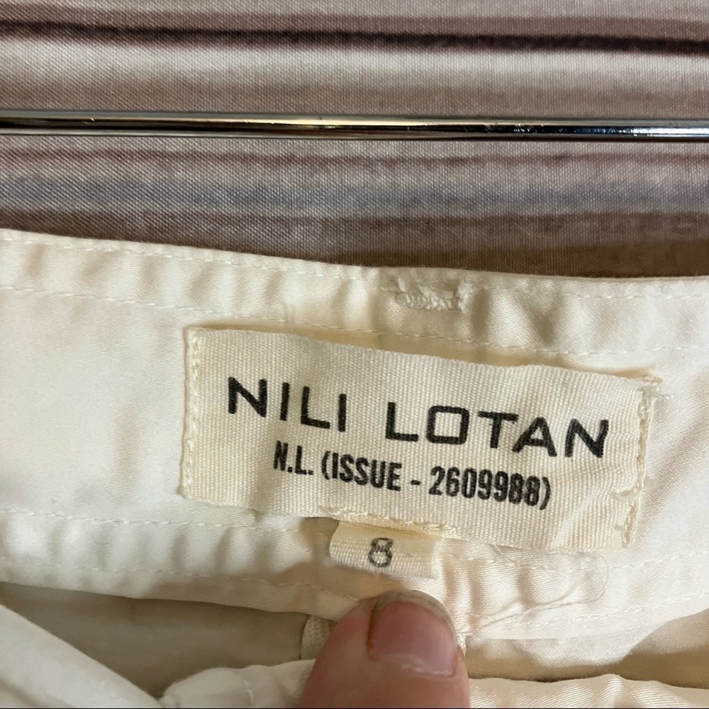 Nili Lotan Cyro Pants in White Sand - Picture 15 of 15